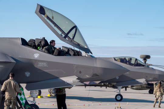  F-35 naikintuvas.