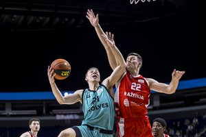 Nepralaimintis „Wolves“ nejuokais prakaitavo su LKL debiutantais iš Mažeikių