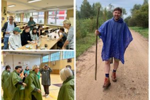 Žygį per Lietuvą įpusėję mokytojai – apie netikėtas reakcijas: žmonės laukia šalikelėse, automobiliai signalizuoja