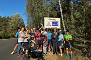 Nauji kelio ženklai saugos dviratininkus – pirmieji pastatyti Vilniuje ir Druskininkuose