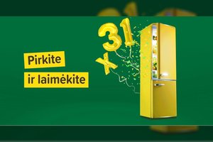 Šaldytuvas – pilnas, o išlaidų jokių: „Iki“ pirkėjams išdalins net 31 maisto neišsenkantį šaldytuvą