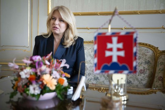 Slovakijos prezidentė.