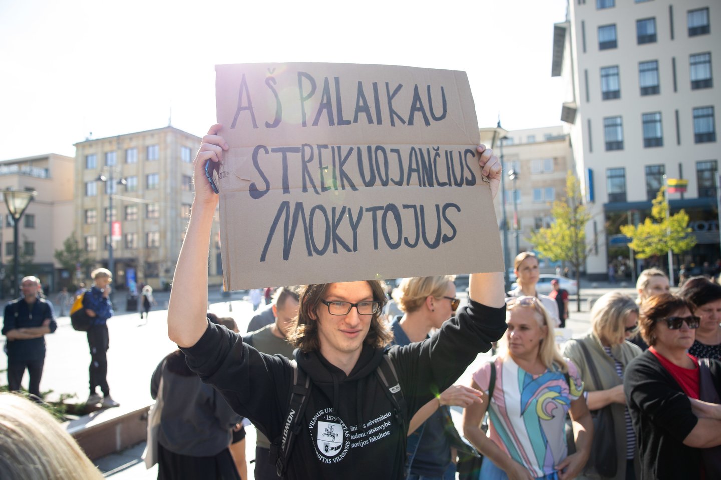 Mokytojų streikas.<br>A.Ufarto (ELTA) nuotr.