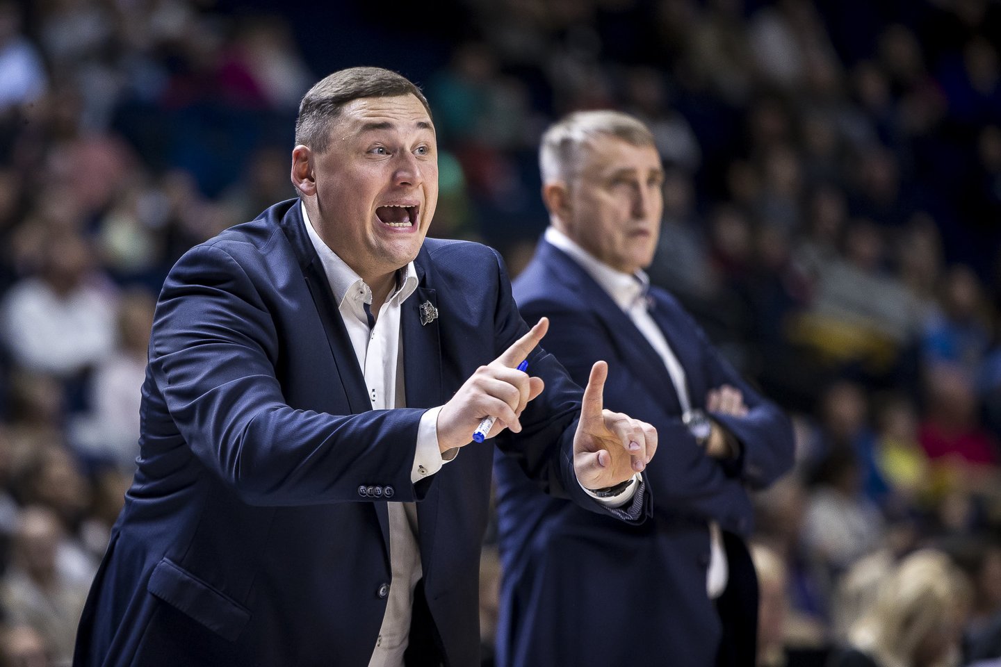 Vilniečiai pasitinka tarptautinio sezono startą.<br>LKL nuotr.