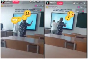 Plinta šokiruojantis vaizdo įrašas: mokytojai – aštuntoko keiksmų lavina ir siūlymas ją „išjungti“