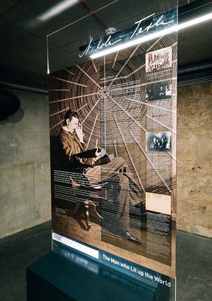 Paroda „Nikola Tesla – žmogus, apšvietęs pasaulį“ Energetikos ir technikos muziejuje veiks iki gruodžio 3 d.<br>Rengėjų nuotr.