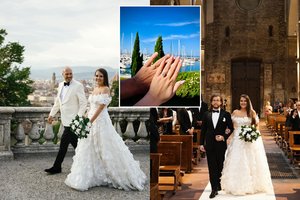 Marija Palaikytė pasidalijo nematytais savo pasakiškų vestuvių kadrais: parodė vestuvinius žiedus