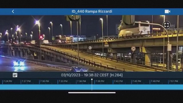 Užfiksavo akimirką iki tragedijos: paviešintas autobuso avarijos vaizdo įrašas iš Venecijos