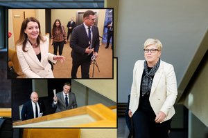 Kas dėjosi už uždarų konservatorių durų: I. Šimonytės skambučio M. Navickienė sulaukė paskutinę minutę