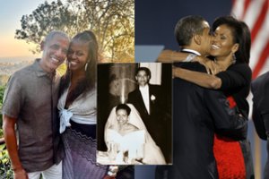 Barackas ir Michelle Obamos mini 31-ąsias vestuvių metines: pasidalijo jautriu įrašu