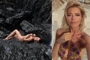 Šalia nuogos J. Leonavičiūtės nuotraukos – įkvepiantys žodžiai: „Matei ją nuogą ar tik be drabužių?“