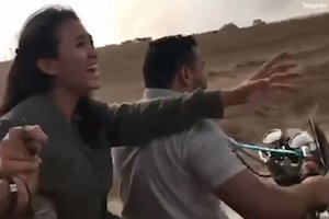 Vaizdo įraše – Izraelio poros pagrobimas: „Hamas“ teroristų maldavo palikti gyvus