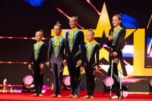 „Lietuvos talentuose“ – netikėtas gimnasčių pasirodymas: „Jūs nešate labai gražią žinią“