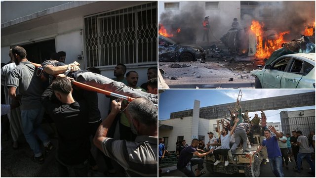 „Hamas“ be gailesčio siautėja Izraelyje: gyventojai laikomi įkaitais, auga žuvusiųjų bei sužeistųjų skaičius