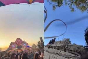 Pasirodė vaizdo įrašas iš pragaru virtusio festivalio Izraelyje: užfiksuotos pirmosios „Hamas“ įsiveržimo minutės