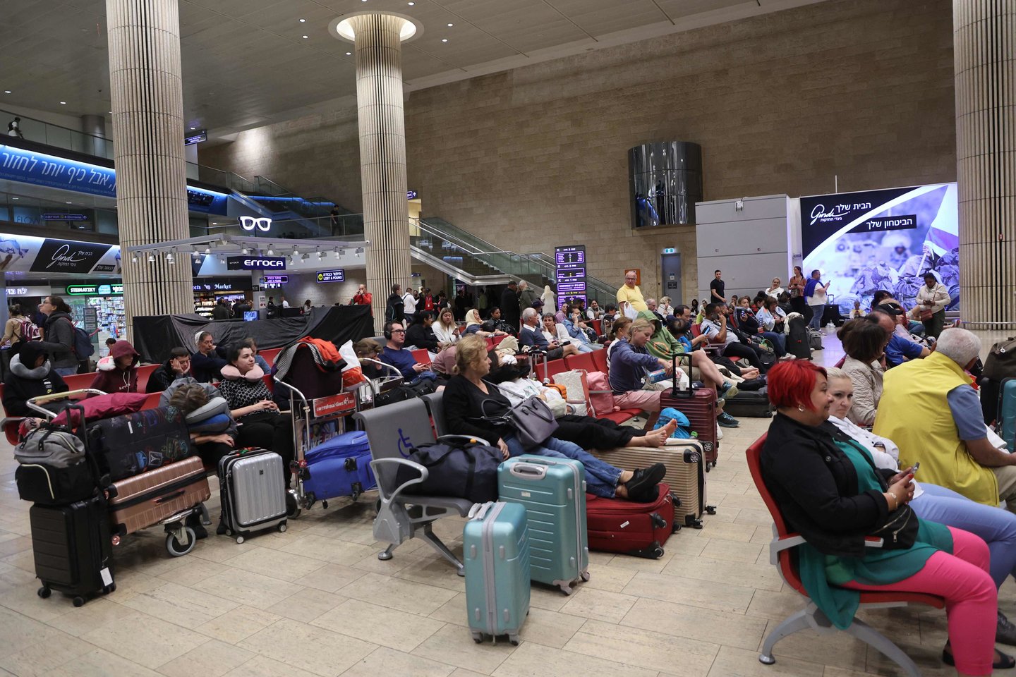  Ben Gurion oro uostas Tel Avive.<br> AFP/Scanpix nuotr.