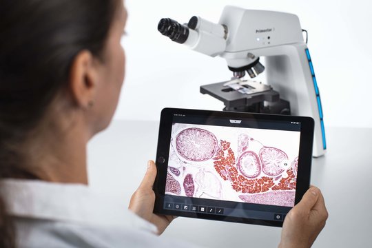 Lietuvoje jau veikia pirmosios skaitmeninės laboratorijos: studentai gali išmaniau tyrinėti gyvosios gamtos mikropasaulį
