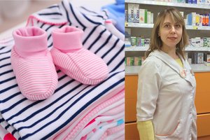 Naujagimio lankymo etiketas: vaistininkė pataria, ką dovanoti ką tik pagimdžiusiai moteriai ir kūdikiui