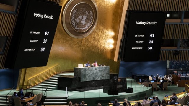 Rusija užsigeidė grįžti į JT Žmogaus teisių tarybą: spėja, kas už to slypi