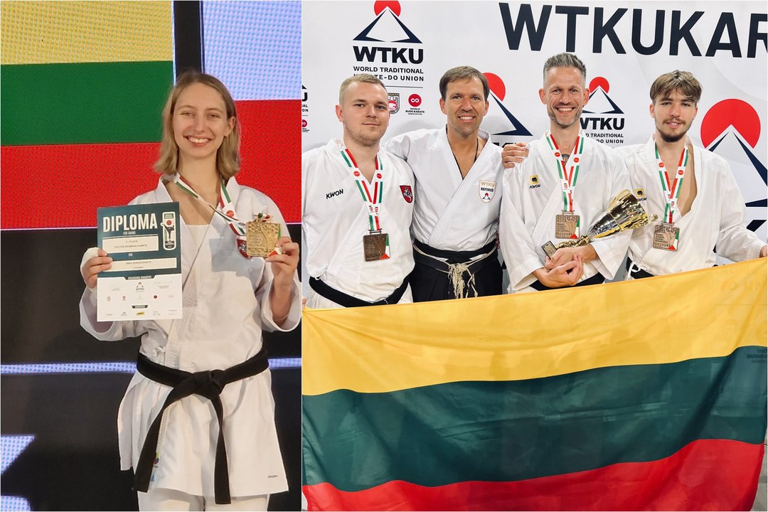 Combattimenti difficili dei lituani e addirittura 4 medaglie ai Campionati Europei di Karate Do Tradizionale 2023 in Italia