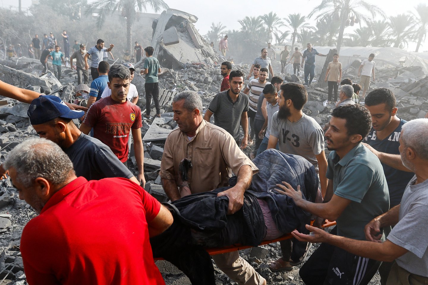 Gaza po Izraelio smūgių.<br>Reuters/Scanpix nuotr.