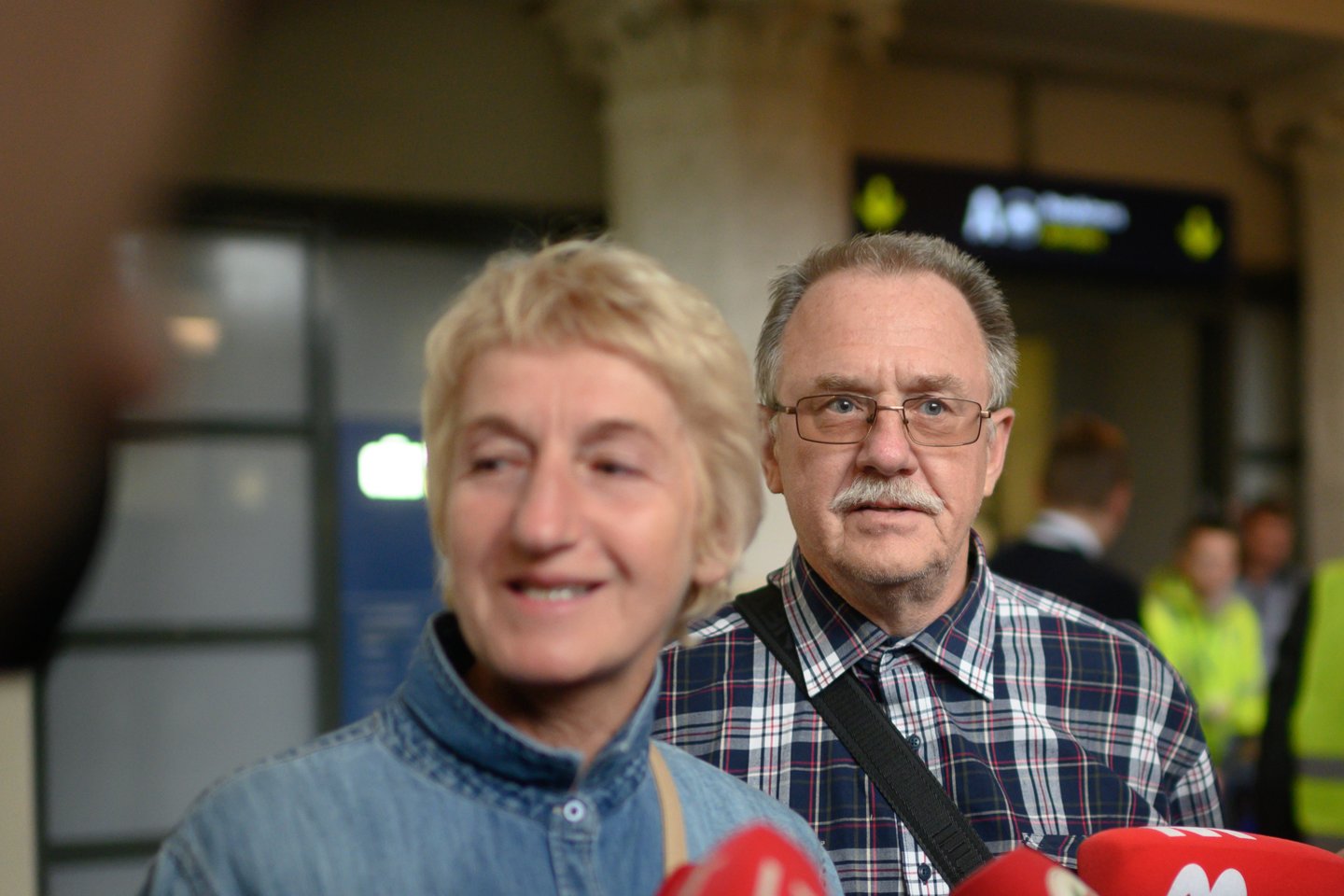 Vilniaus oro uoste trečiadienį nusileido lėktuvas su beveik šimtu lietuvių, grįžusių iš Izraelio.<br>V.Skaraičio nuotr.