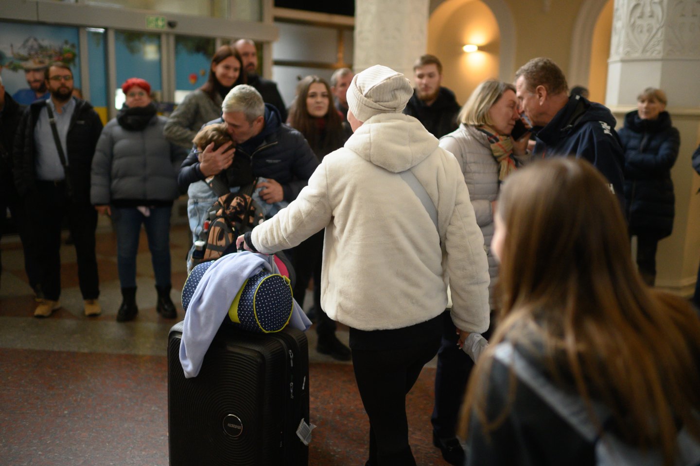 Vilniaus oro uoste trečiadienį nusileido lėktuvas su beveik šimtu lietuvių, grįžusių iš Izraelio.<br>V.Skaraičio nuotr.