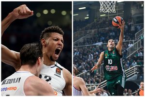 Į „Real“ rikiuotę grįžta dvi žvaigždės, o „Panathinaikos“ prarado K. Slouką