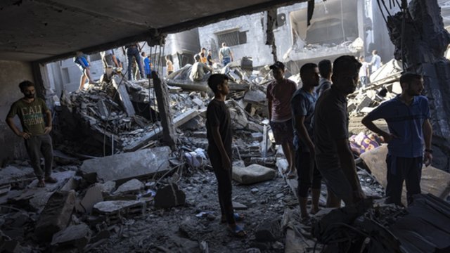 JT sulaukė kritikos dėl prašymo atšaukti Gazos gyventojų perkėlimą: reakciją vadino gėdinga