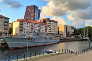 Tarnybą baigusiame karo laive-muziejuje „Sūduvis“ vėl sklando minų medžioklės dvasia