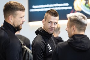 Lietuvos vyrų futbolo rinktinė pasiekė Bulgariją