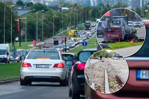 Masiniai gatvių remontai vilniečius jau veda iš proto: miestas vos pravažiuojamas