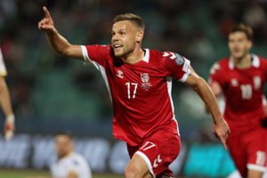 Futbolo stebuklas Bulgarijoje: Lietuva po daugiau nei dvejų metų pertraukos iškovojo pergalę