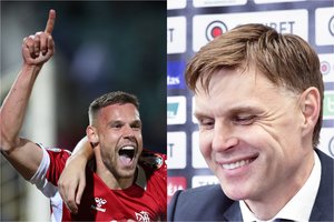 Po ilgai lauktos pergalės – Lietuvos futbolo rinktinės emocijos: tai šventė visai šaliai