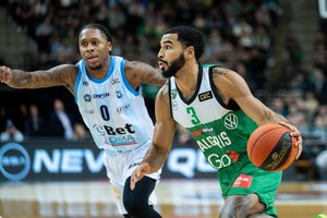 Nuo pradžių smogęs „Žalgiris“ išrašė pirmąjį pralaimėjimą „CBet“ krepšininkams