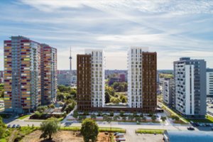 Šis Vilniaus mikrorajonas bus visiškai užstatytas: duotas leidimas dar dviem daugiabučių dangoraižiams