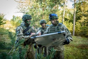 Gynybos operacija tarptautinių pratybų „Geležinis vilkas 2023–2“ metu 