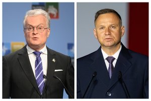Po rinkimų Lenkijoje – G. Nausėdos skambutis A. Dudai: aptarė pirmuosius rezultatus