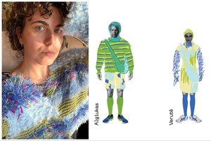  „Sibiro haiku“ dailininkę Simoną Davlidovičiūtę įkvepia mezgimas ir nėrimas