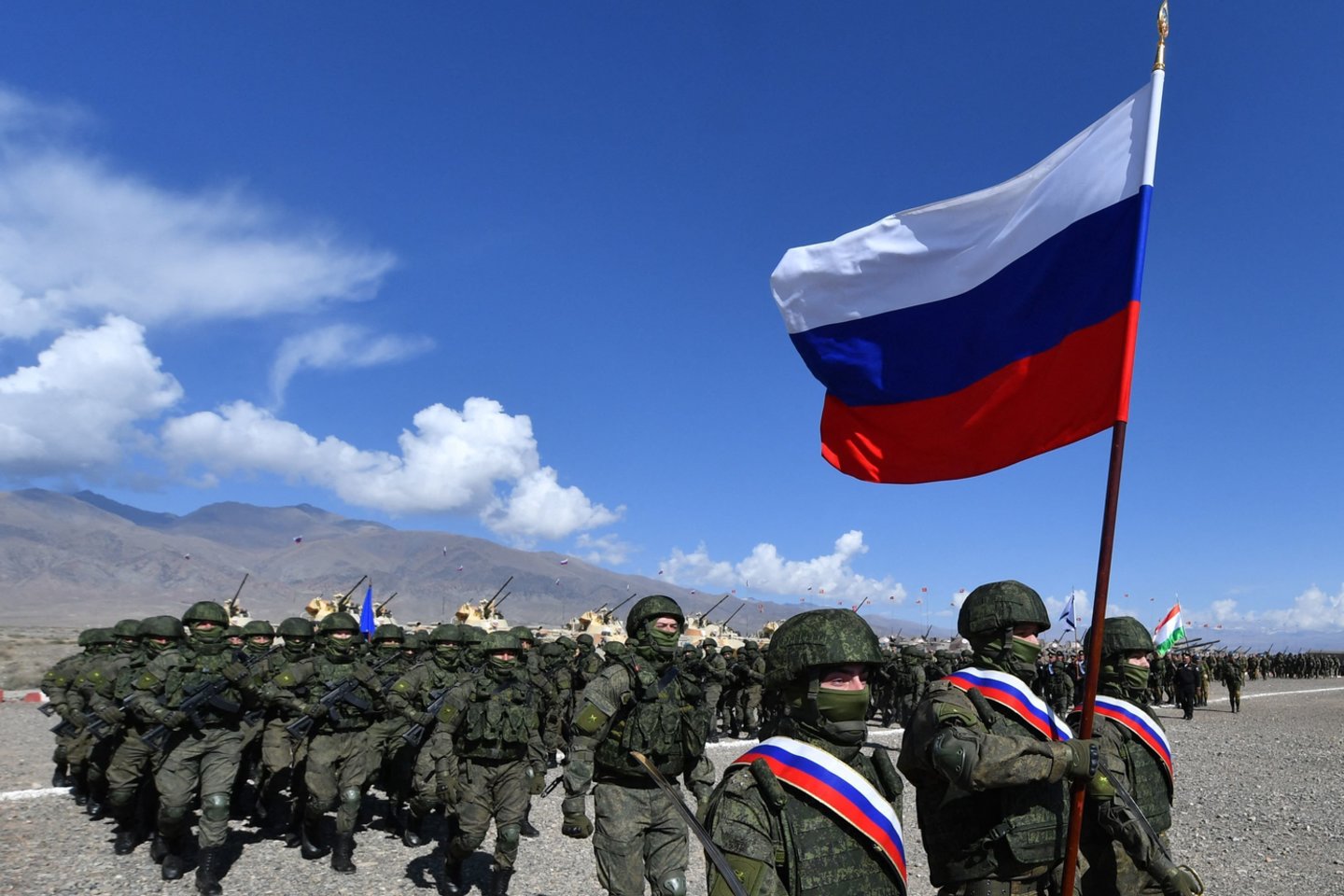 Karas Ukrainoje. Rusijos kareiviai.<br>AFP/Scanpix nuotr.