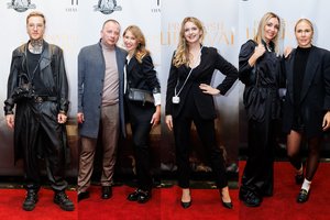 Žinomi žmonės rinkosi į komedijos „Pranašystė Lietuvai“ filmo premjera: atvyko ir S. Daukšaitė-Petrulėnė su vyru