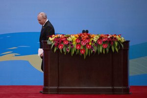 V. Putinas sakė kalbą „Juostos ir kelio“ forume Pekine