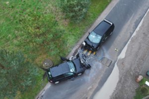 Ryto kaktomuša Panevėžyje: du žmonės sužeisti, vienas vairuotojas atsisakė tikrintis girtumą