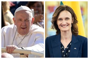 Seimo valdyba pritarė V. Čmilytės-Nielsen vizitui į Vatikaną: ketina susitikti su popiežiumi Pranciškumi