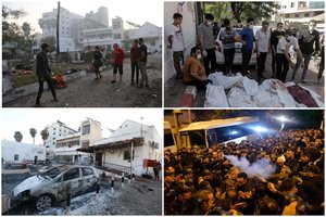 Sprogimas Gazos ligoninėje: kas žinoma, kaip reaguoja pasaulis, ką sako Izraelis ir JAV