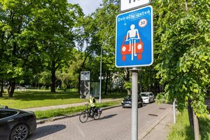 Pavasarį Vilniuje žadama atverti pagal dviračių gatvės principą pertvarkytas P. Vileišio ir Sluškų gatves