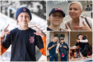 Breiko šokėją Dominiką Banevič į aukštumas lydi mama