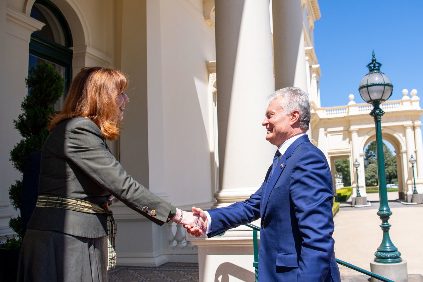 G. Nausėda susitiko su Australijos Viktorijos valstijos Gubernatore.<br>Prezidentūros / R. Dačkaus nuotr.