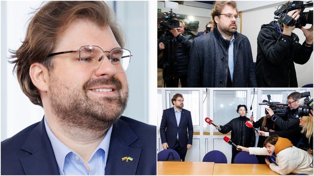 Nufilmavo, kaip K. Bartoševičius atvyksta į teismo salę: užfiksuota ir reakcija į klausimus