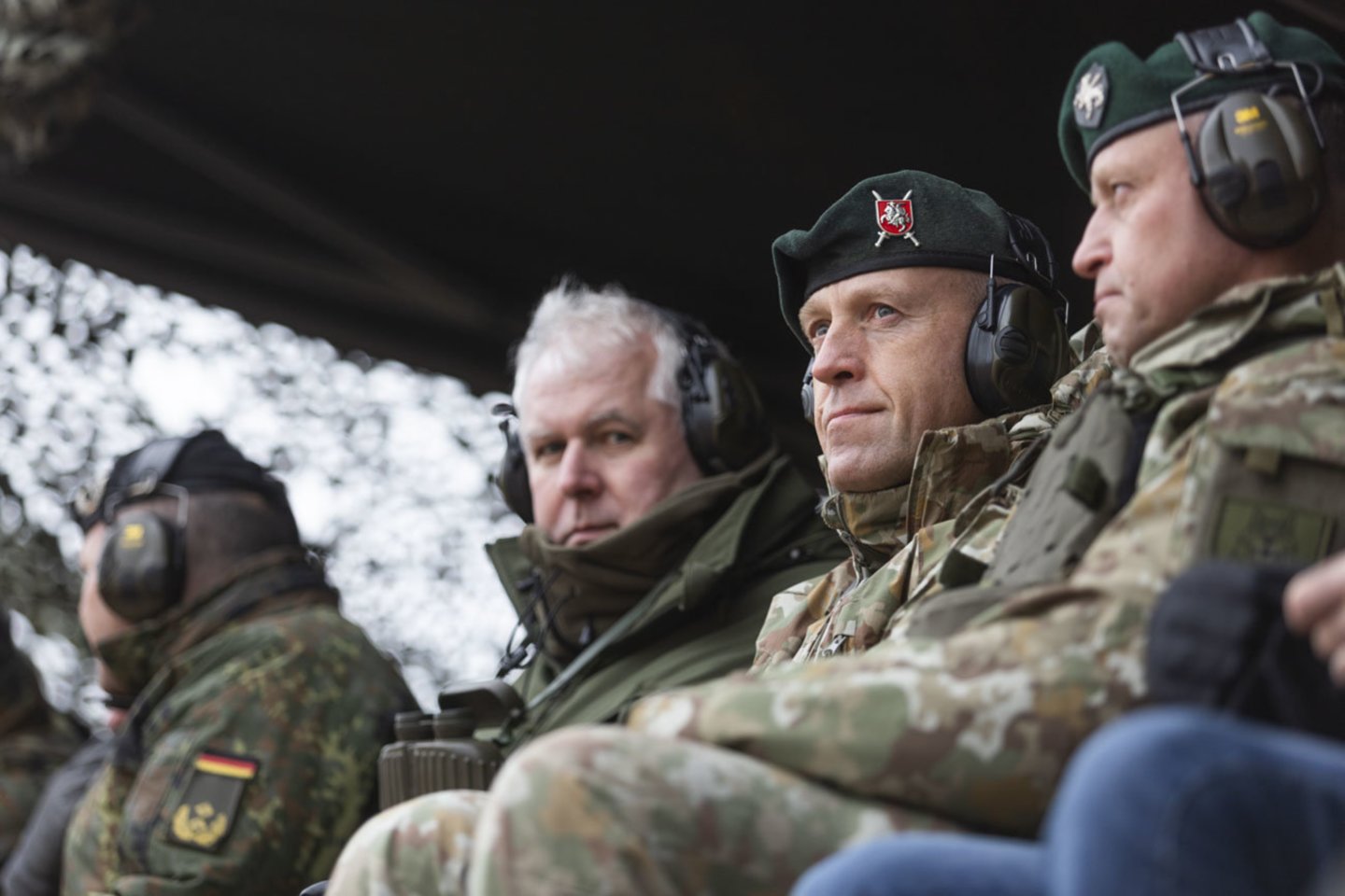 Baigėsi tarptautinės karinės pratybos „Geležinis vilkas 2023–2“.<br> Lietuvos kariuomenės nuotr.